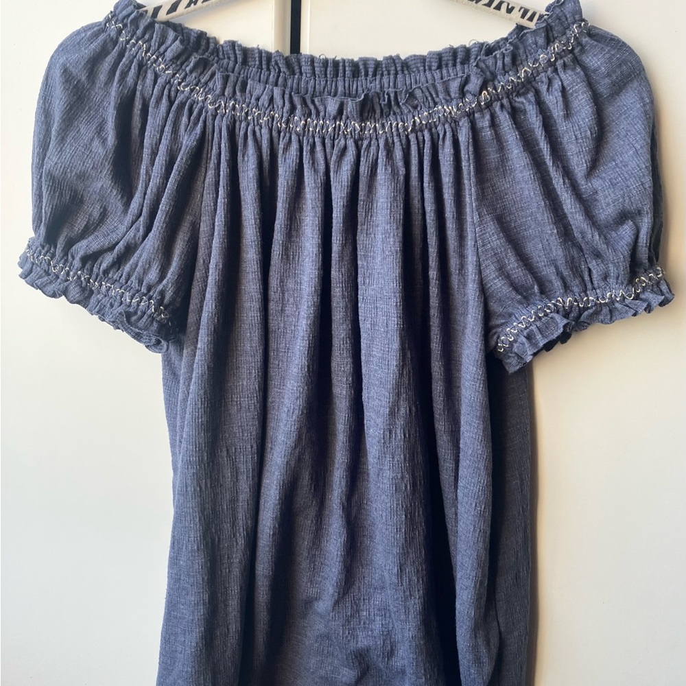 Max Studio Boho Peasant Top, Size XL